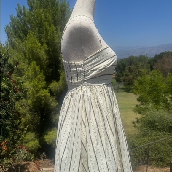 NWOT Petal & Pup Cream Thin Strap Maxi Dress - Picture 3 of 8